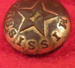 Mississippi Infantry Cuff Button
