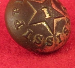 Mississippi Infantry Cuff Button