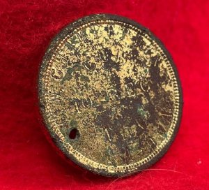 War of 1861 Identification Disk - Cornelius W Chamberlin Co B NH 10th Inf.