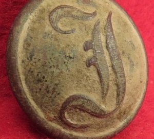 Confederate "Script" Infantry Button 