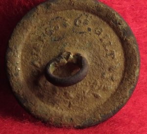 Pre-Civil War Flat Button - Cedar Creek