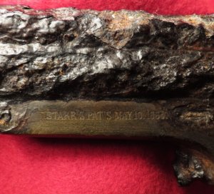 Excavated .32 Caliber Starr Four-Barrel Pepperbox Pistol - Second Model