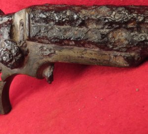 Excavated .32 Caliber Starr Four-Barrel Pepperbox Pistol - Second Model