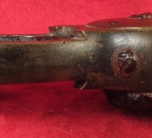 Excavated .32 Caliber Starr Four-Barrel Pepperbox Pistol - Second Model