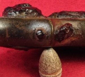 Excavated .32 Caliber Starr Four-Barrel Pepperbox Pistol - Second Model