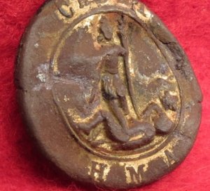 Hampton Military Academy Cadet Button