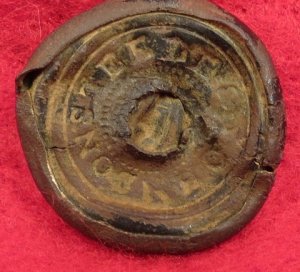 Hampton Military Academy Cadet Button