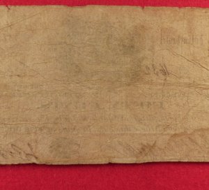 Virginia Currency, Corporation of Winchester, Winchester, VA., Fifty Cent Note