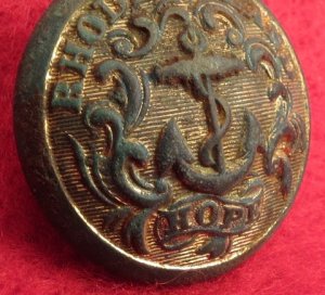 Rhode Island State Seal Coat Button