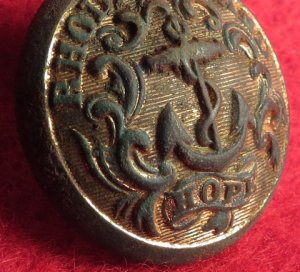 Rhode Island State Seal Coat Button