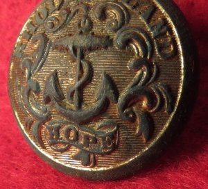 Rhode Island State Seal Coat Button