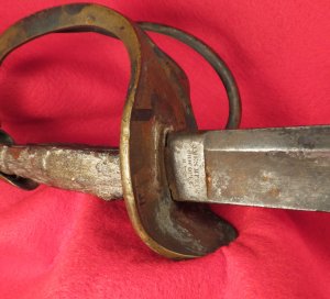 US MODEL 1860 LIGHT CAVALRY SABER DATED 1860