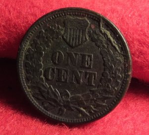 Indian Head Cent Dated 1863
