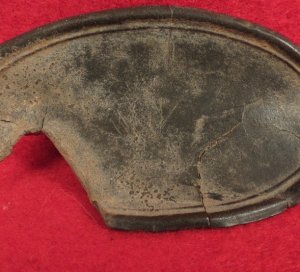 Small Oval Plain Militia Belt Plate - Virginia Use 