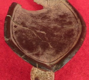 Small Oval Plain Militia Belt Plate - Virginia Use 