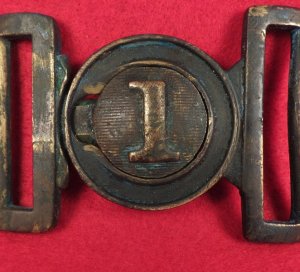 British Rifle Corps Two-Piece Belt Plate