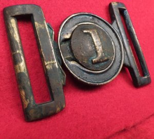 British Rifle Corps Two-Piece Belt Plate