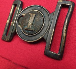 British Rifle Corps Two-Piece Belt Plate