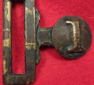 British Rifle Corps Two-Piece Belt Plate