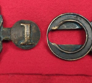 British Rifle Corps Two-Piece Belt Plate