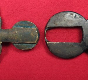 British Rifle Corps Two-Piece Belt Plate