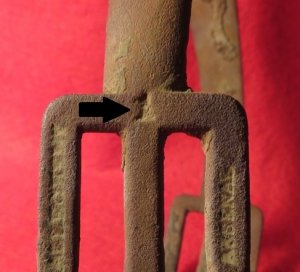 US Cavalry Spur - Marked "Allegheny Arsenal"