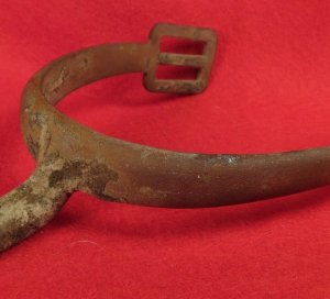 US Cavalry Spur - Marked "Allegheny Arsenal"