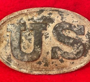US Cartridge Box Plate - Contractor Marked "W. H. SMITH / BROOKLYN"