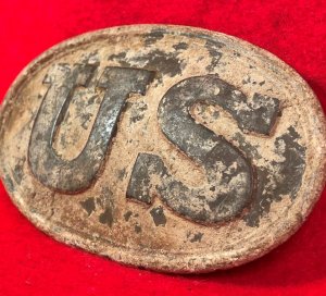 US Cartridge Box Plate - Contractor Marked "W. H. SMITH / BROOKLYN"