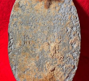 US Cartridge Box Plate - Contractor Marked "W. H. SMITH / BROOKLYN"