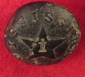 Mississippi Infantry Cuff Button - Published