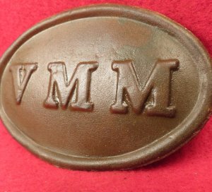 Volunteer Maine Militia "VMM" Cartridge Box Plate