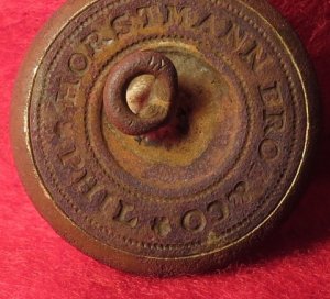 Federal Infantry Overcoat Button