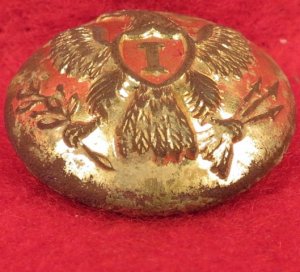 Federal Infantry Overcoat Button