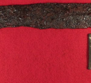 Confederate Side Knife with Scabbard Frog & Tip