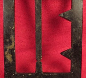 Confederate "Georgia" Frame Buckle - Thick, Heavy Type - Sydney G. Kerksis Collection