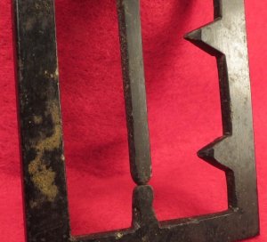 Confederate "Georgia" Frame Buckle - Thick, Heavy Type - Sydney G. Kerksis Collection