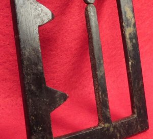 Confederate "Georgia" Frame Buckle - Thick, Heavy Type - Sydney G. Kerksis Collection