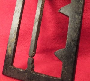 Confederate "Georgia" Frame Buckle - Thick, Heavy Type - Sydney G. Kerksis Collection