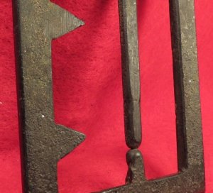 Confederate "Georgia" Frame Buckle - Thick, Heavy Type - Sydney G. Kerksis Collection