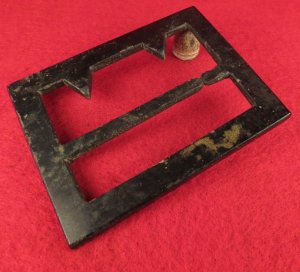 Confederate "Georgia" Frame Buckle - Thick, Heavy Type - Sydney G. Kerksis Collection