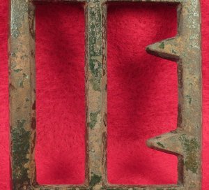 Confederate Frame Belt Buckle - Small Cavalry Size