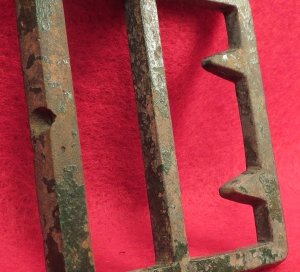 Confederate Frame Belt Buckle - Small Cavalry Size