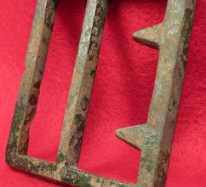 Confederate Frame Belt Buckle - Small Cavalry Size