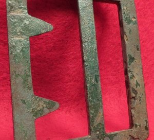 Confederate Frame Belt Buckle - Small Cavalry Size