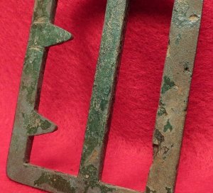 Confederate Frame Belt Buckle - Small Cavalry Size