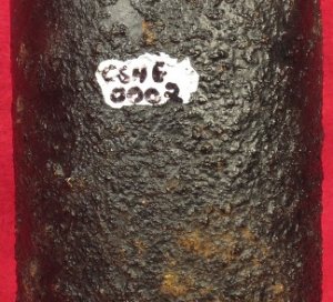 Fired 3 Inch Schenkl Case-Shot Artillery Shell Fragment - Front Section