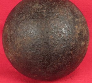 12 Pounder Solid Shot Cannonball