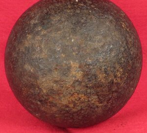 12 Pounder Solid Shot Cannonball