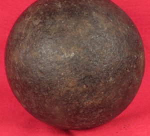 12 Pounder Solid Shot Cannonball